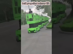 Αυτοκίνητο ανελκυστήρα ψαλίδι 6-14m κινητή πλατφόρμα ανελκυστήρα