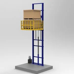 Αγορά 1000kg φορτίο υδραυλικός κάθετος ανελκυστήρας εμπορευμάτων 3m ανελκυστήρας εμπορευμάτων για αποθήκη online manufacture