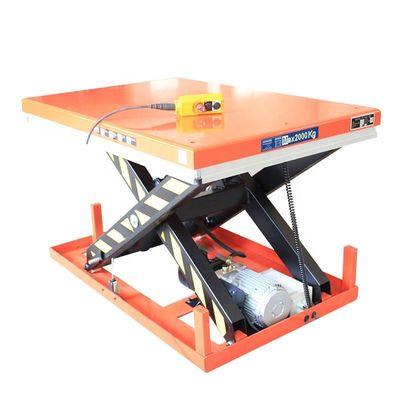 Αγορά 1000 - 4000kg Υδραυλική πλατφόρμα ανύψωσης Ηλεκτρικά τραπέζια ανύψωσης με ψαλίδι online manufacture