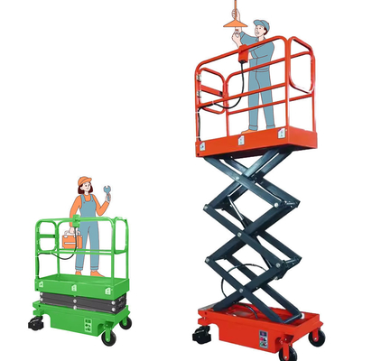 Αγορά Hydraulic 12m Electric Mobile Scissor Lift Outdoor Aerial Work Platform σε απευθείας σύνδεση κατασκευή