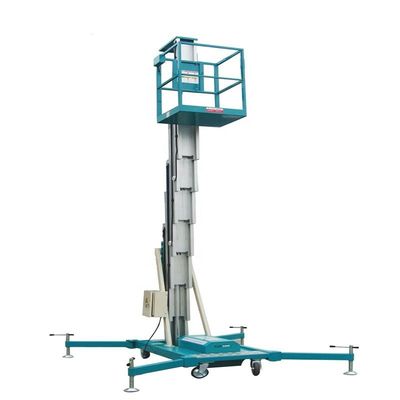 120kg Δύναμη Ανυψωμένη πλατφόρμα εργασίας 12m κάθετη ανύψωση πύργου