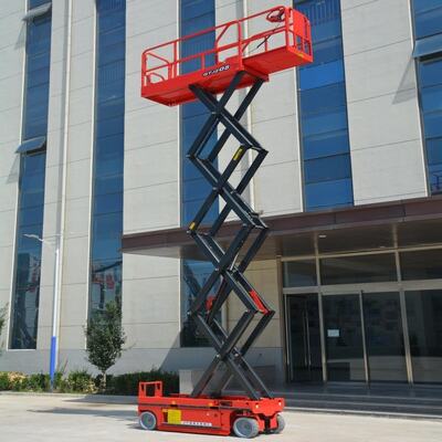 Αυτοκινούμενο Ηλεκτρικό Ανυψωτικό Ψαλίδι 10m 450kg Χωρητικότητα για 2 Άτομα
