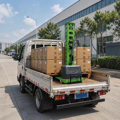Φορητός ανυψωτήρας παλετών 1000kg 1,6m Self Loading Electric Stacker