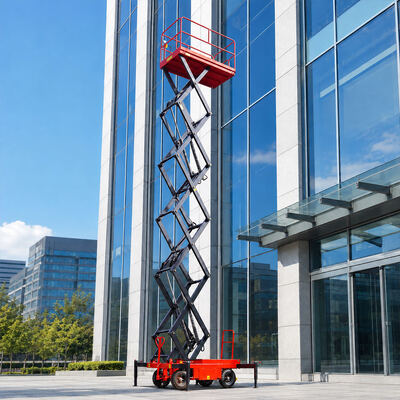 6m 10m 500kg Mobile Scissor Lifter Hydraulic Aerial Work Lifting Platform